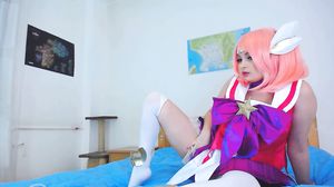 Hidori - Cosplay Star Guardian Lux solo orgasms
