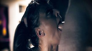 Sexy teen Gia Derza getting face fucked