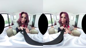 VR 180 - TATTOOED BEAUTY MONIQUE ALEXANDER SUCKS AND FU