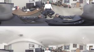 VR 360 - SETH GAMBLE FUCKS HIS KINKY BOSS NICOLETTE SHE