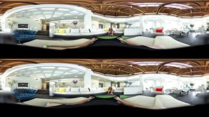 VR CHRISTIANA CINN DEEP STRETCHING TO GET READY FOR THE