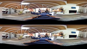 VR STEROSCOPIC 360 - YHIVI LOOKS INTO YOUR EYES AS SHE