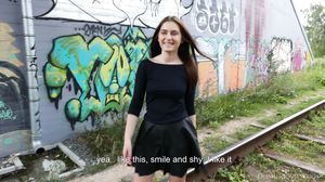 Sanija - After Photo Shoot At Graffiti Wall Nude Interv