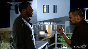 The Erotic Brunette Mela Has Her Man Take off Her Panties for Anal Sex