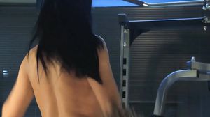 Melissa Ria Takes A Huge White Cock At The Gym