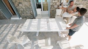 Amabella Is DPd before She Gets a Facial Cumshot to Swallow in a 3 Way