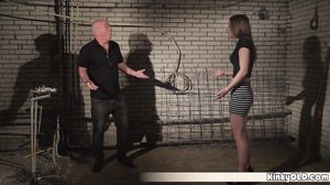 Tricky teen pays with fuck to an elder bricklayer