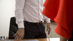 Nikki Fox -Desk and High Heels