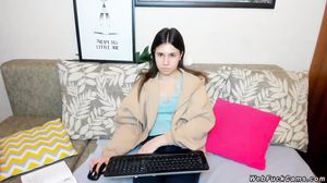 Clothed amateur chats in webcam show