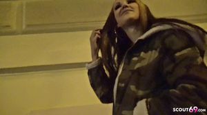 GERMAN SCOUT - GINGER ROUND ASS TEEN FUCK AT PICK UP CA