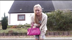 German Blonde gets Kidnapped and Abused - Anal Creampie