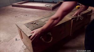 Master makes busty Milf sub suck cock