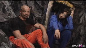 Hot MILF Boss Pay Worker with Sex Threesome with Secret