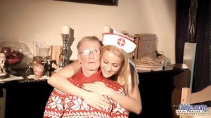 Cherry Kiss - Two Dicks For The Nurse