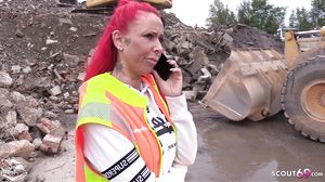 Strange Worker Seduce German Redhead Teen Bareback Outd