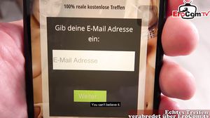 Privates Sexdate mit fremder deutschen blonden Mutter