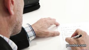 Sultry schoolgirl was seduced and drilled by senior tea