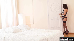 Amazing Madlin gets her ass shagged