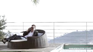 Julia Roca - Has Her Hairy Pussy Pounded in the Office