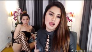 Hot shemale lesbians on webcam