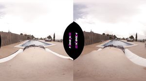 PornBCN VR - VR The neighboor teen fucking outdoor POV virtual reality fucking blowjob