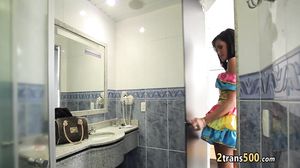 Tranny and dude fuck each other