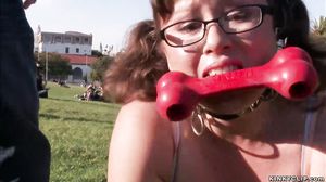 Chubby slut is public disgraced