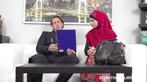 Billie Star - Lawyer settles for fine muslim pussy