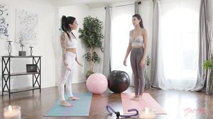 GirlGrind - Tattooed yoga instructor Joanna Angel fucks