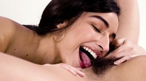 Emily and Jane moans enjoying each other's tongues
