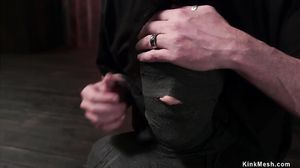 Slut in back arch bondage hard whipped