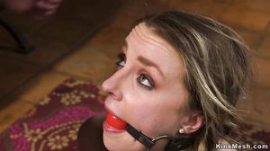 Big dick husband fucks tied wife