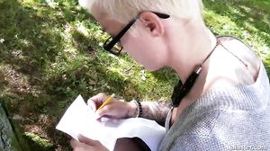 Mila Practice On Her Slimy Sucking Skills