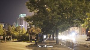 China Women Walk Nude Street City Public Night Amateur