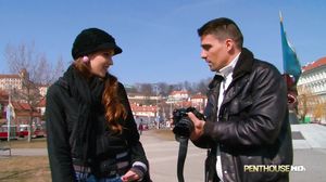 Hot Brunette Teasing Perfect Body