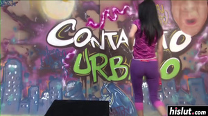 Black dude fucked Yenny Contreras outdoors