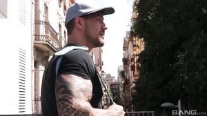 Alicia Poz does aerial sex stunts and shows off her creampie pussy