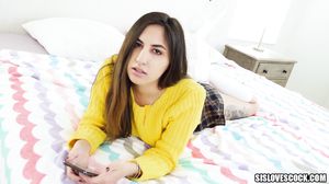 Horny Brunette Celebrates Negative Preg Test with Sex