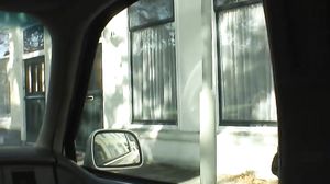 Dutch ebony Conchita takes driving lessons