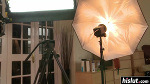 Dark haired Madlin Moon got banged