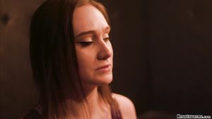 Dominant lesbians anal fucks hottie