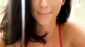 Hot Brunette and Her Dildo