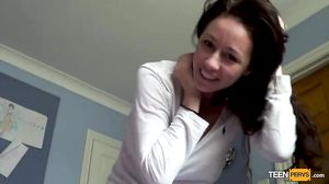 Stepmom takes care of my erection. She likes it and i'm so horny!