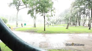 Latina sheshaft got cash for good fuck