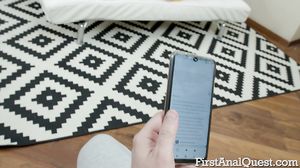 Agata Sin - Young Russian brunette Agata Sin’s first time anal sex