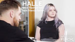 Halle Storm - The HotGuysFUCK Experience - Dustin Hazel Scores New PAWG Booty Halle Storm