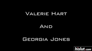 Sexy Valerie seduced her friend Georgia