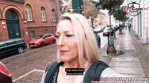 German mature milf try a public lesbian pick up date