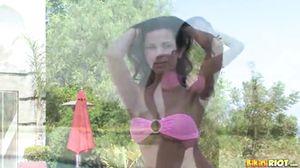 Laura Lee - Baby Pink Bandeau Thong