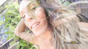 Latina tranny fucked like wild